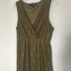 Forever 21 Olive Maxi Dress